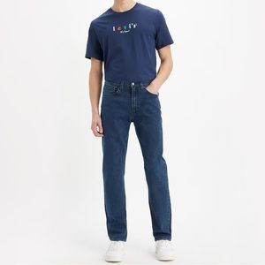 Levis 514 dark wash straight leg jeans